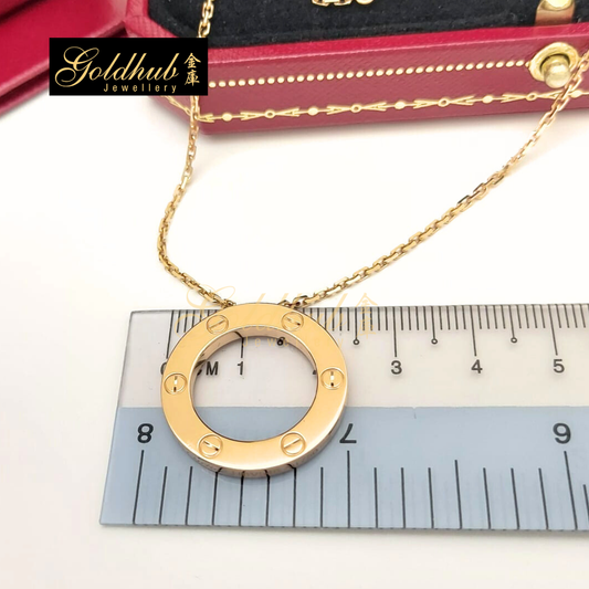 Cartier Love Pendant in Rose Gold