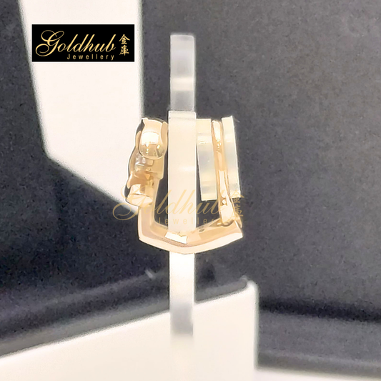 Chanel Coco Single Earring Clip, set with 1 Diamond in Rose Gold