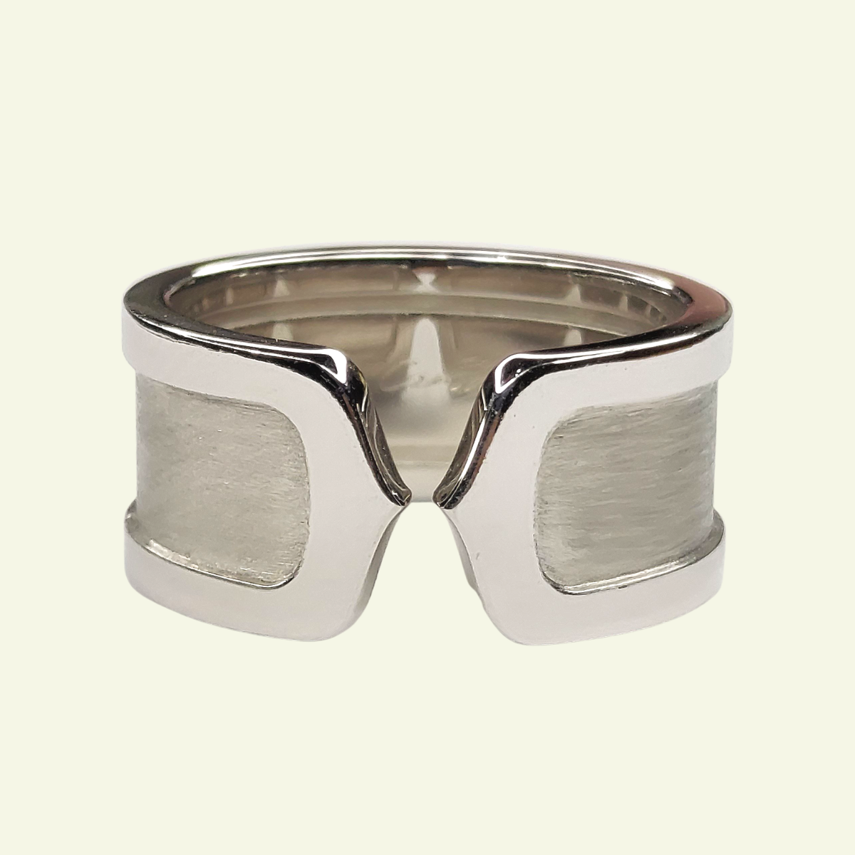 Cartier Open C de Cartier Ring in White Gold, Size 55