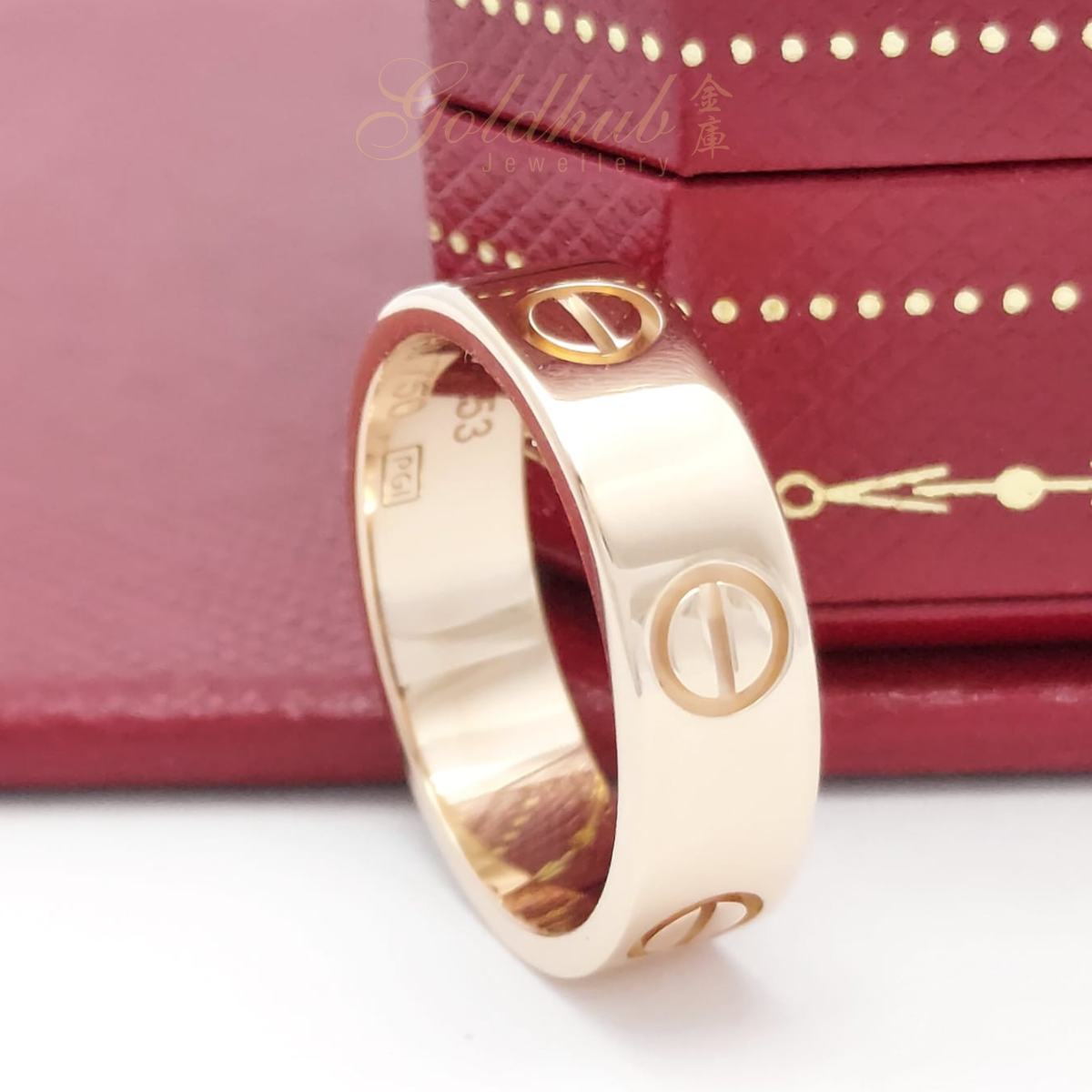 Cartier Love Ring in Rose Gold, Size 53
