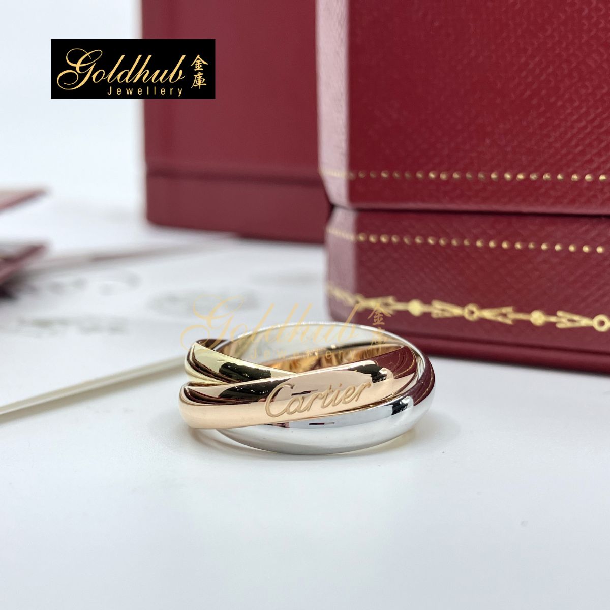 Cartier Trinity Ring, Classic Model, Size 51