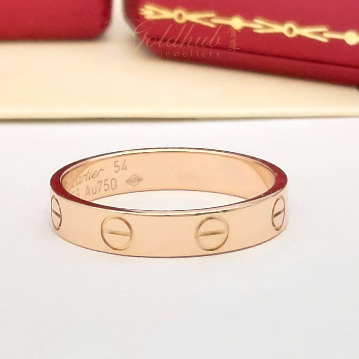 Cartier Love Wedding Band in Rose Gold