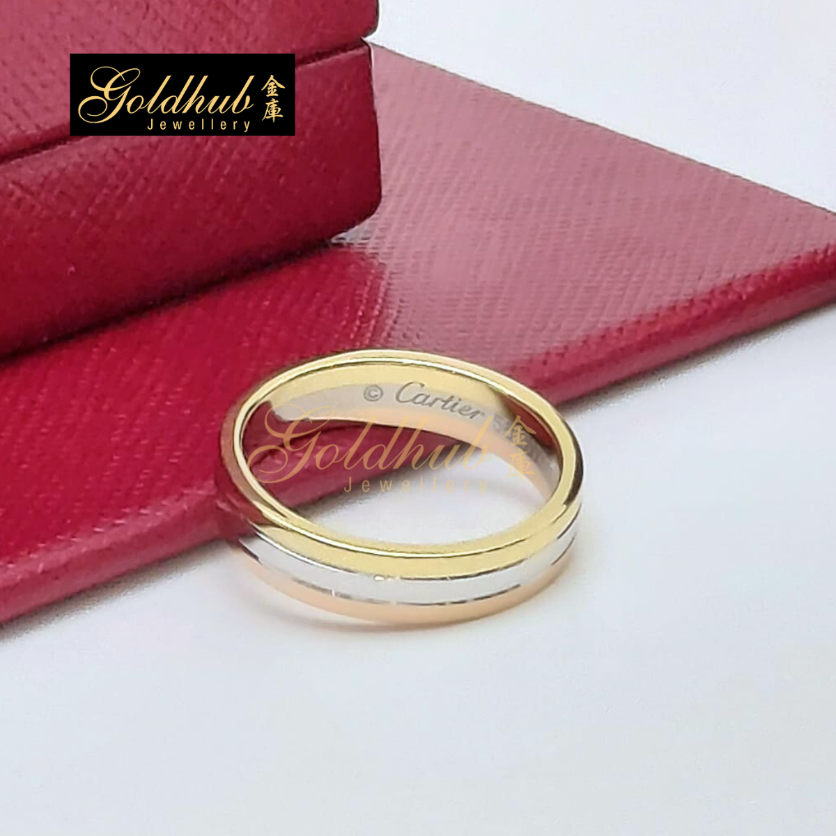 Cartier Vendome Louis Cartier Ring, 4.8mm Size 56