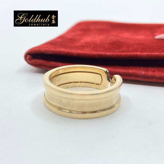 Cartier C de Cartier Double C Ring in Yellow Gold, Size 53