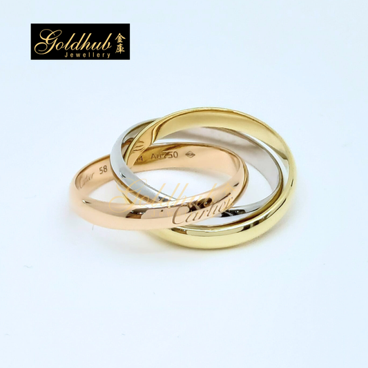 Cartier Trinity Ring, Classic Model, Size 58