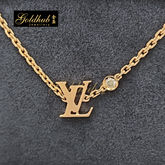 Louis Vuitton Idylle Blossom LV Bracelet, 1 Diamond in Rose Gold
