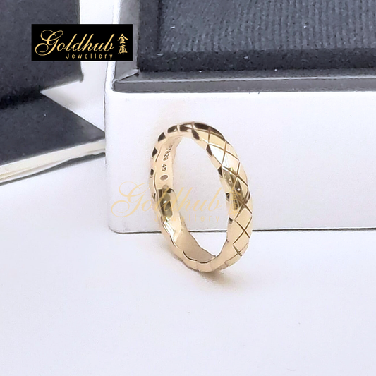 Chanel Coco Crush Ring, Mini Version in Rose Gold, Size 49