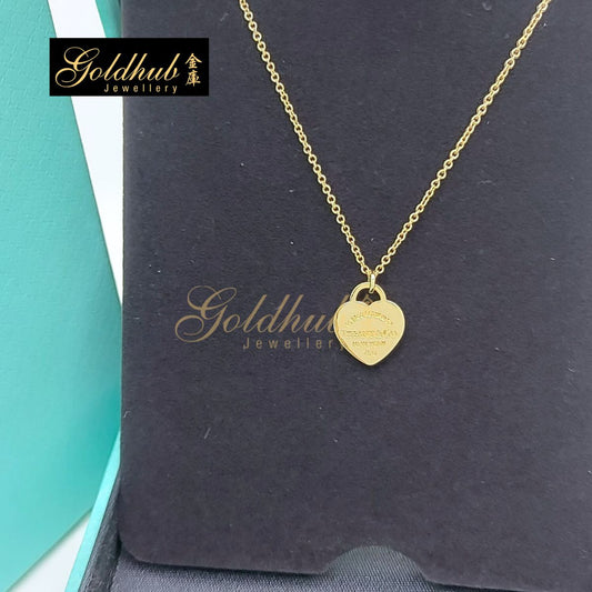 Tiffany & Co Return to Tiffany, Mini Heart Tag Pendant in Rose Gold