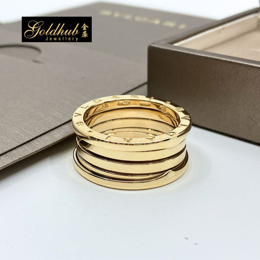 [Reserved] Bulgari B.zero1 4 Bands Ring in Yellow Gold, Size 63