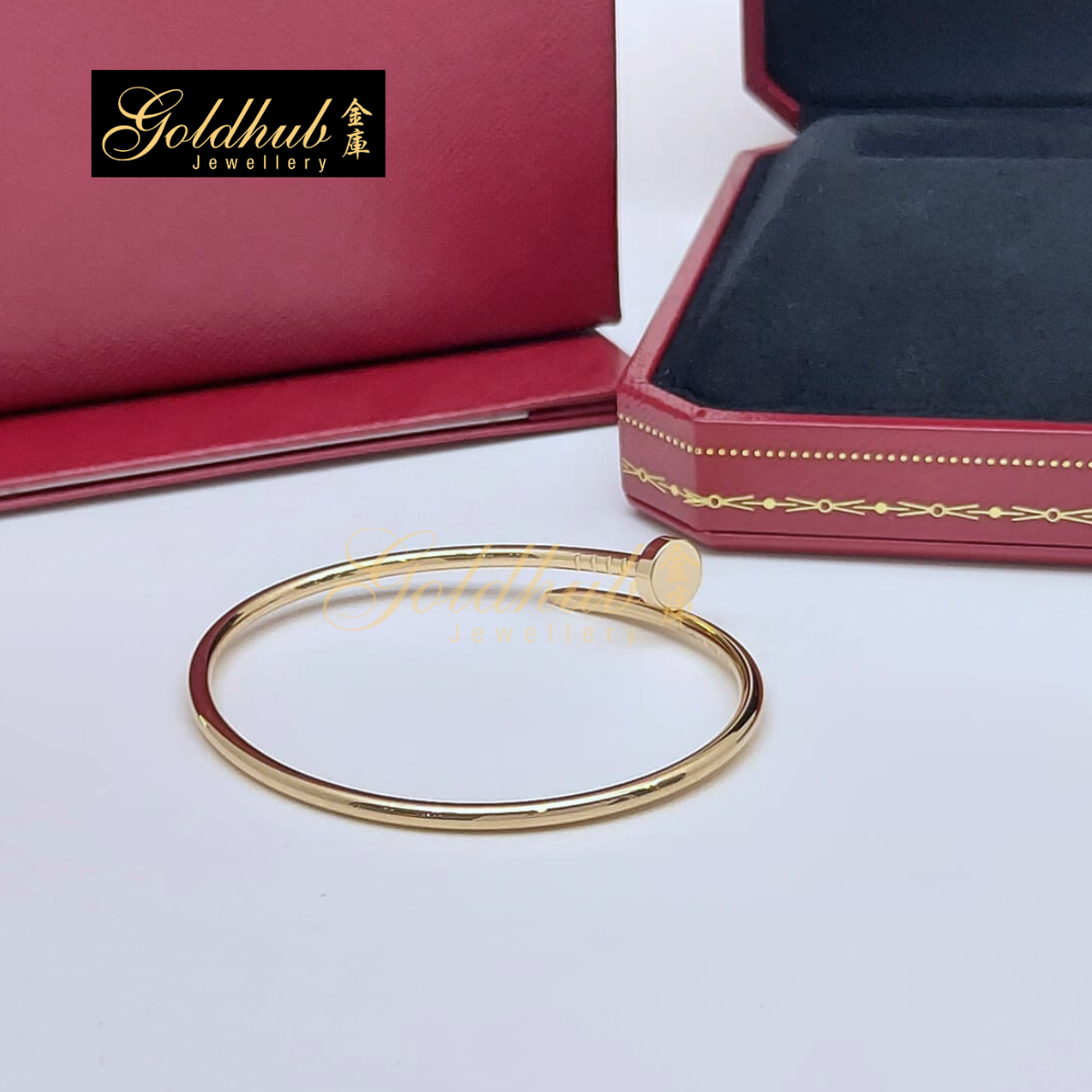 Cartier Juste Un Clou Bracelet, Small Model in Rose Gold, Size 16
