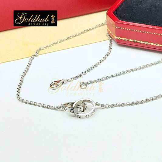 Cartier Love Pendant in White Gold