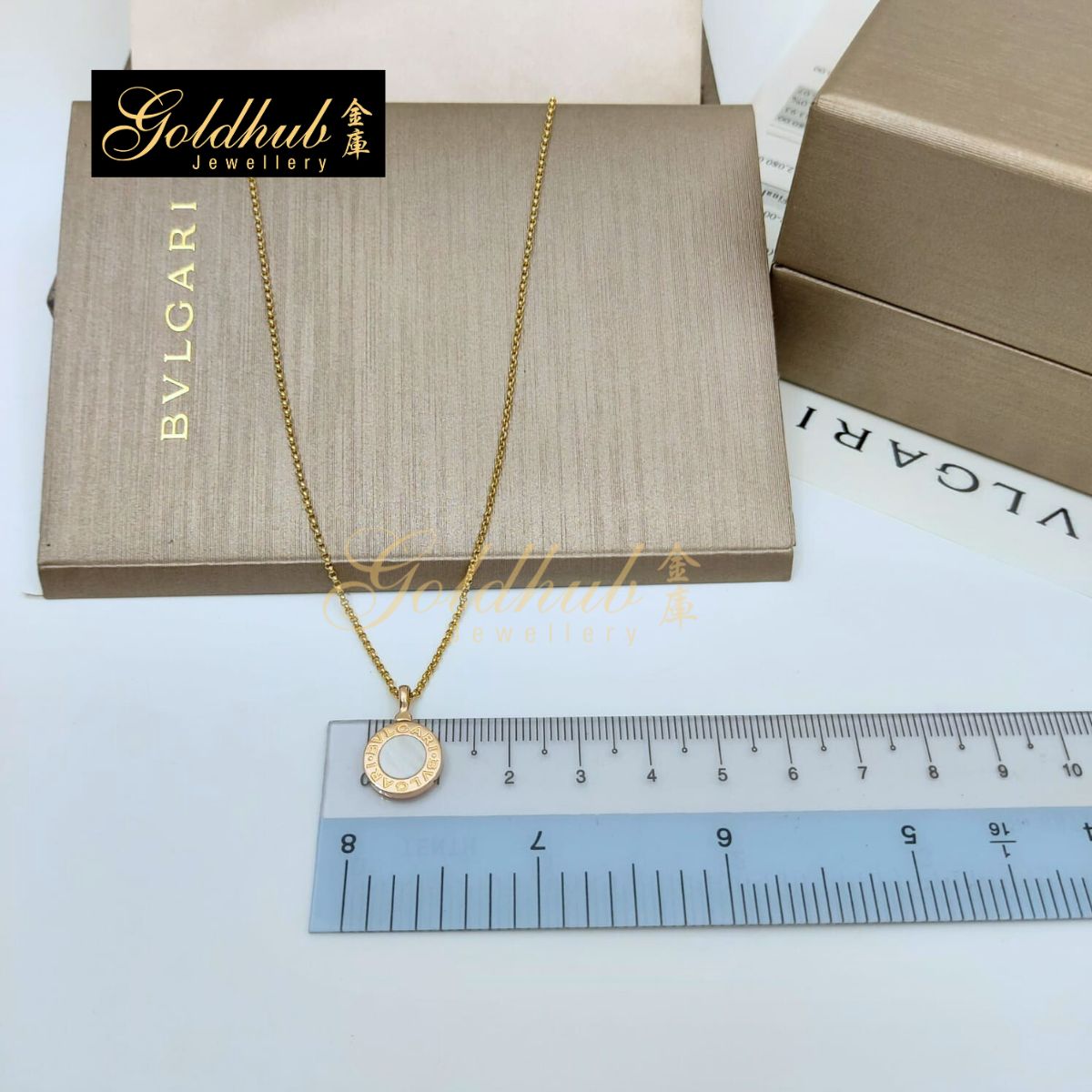 Bvlgari Bvlgari Necklace Mother of Pearl in Rose Gold