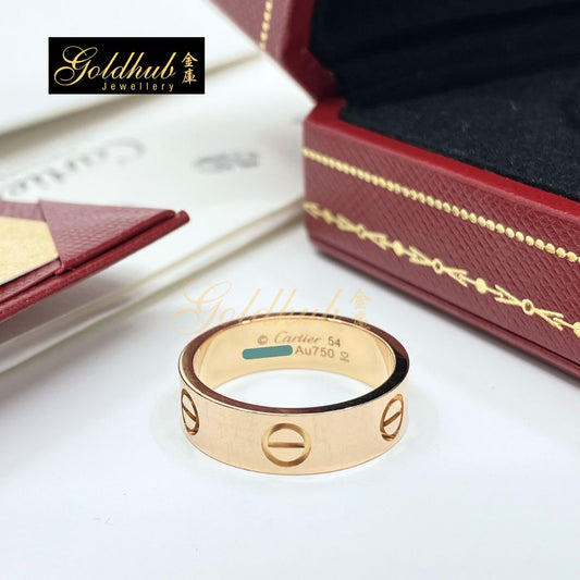 [Reserved] Cartier Love Ring, Classic Model in Rose Gold, Size 54