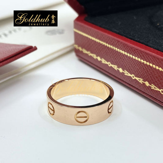 [Reserved] Cartier Love Ring, Classic Model in Rose Gold, Size 54