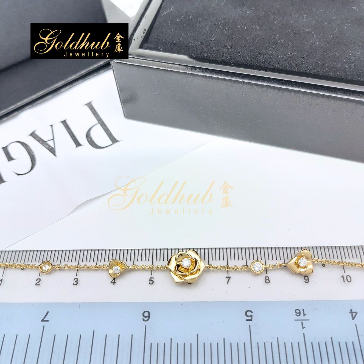 Piaget Rose Bracelet, 5 Diamonds in Rose Gold