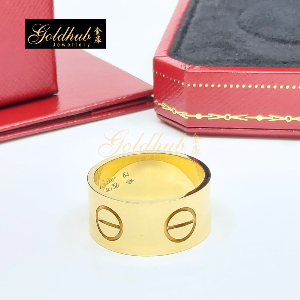 Cartier LOVE Ring, Large Model in Yellow Gold, Size 64