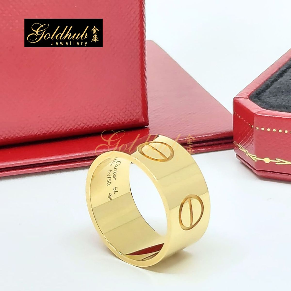 Cartier LOVE Ring, Large Model in Yellow Gold, Size 64