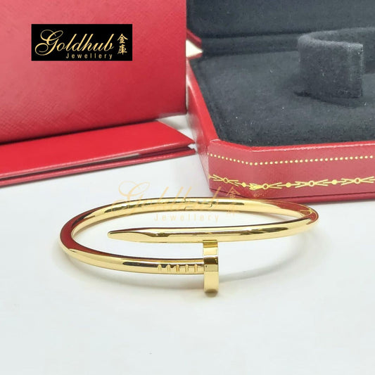 Cartier Juste Un Clou Bracelet, Classic Model in Yellow Gold, Size 16