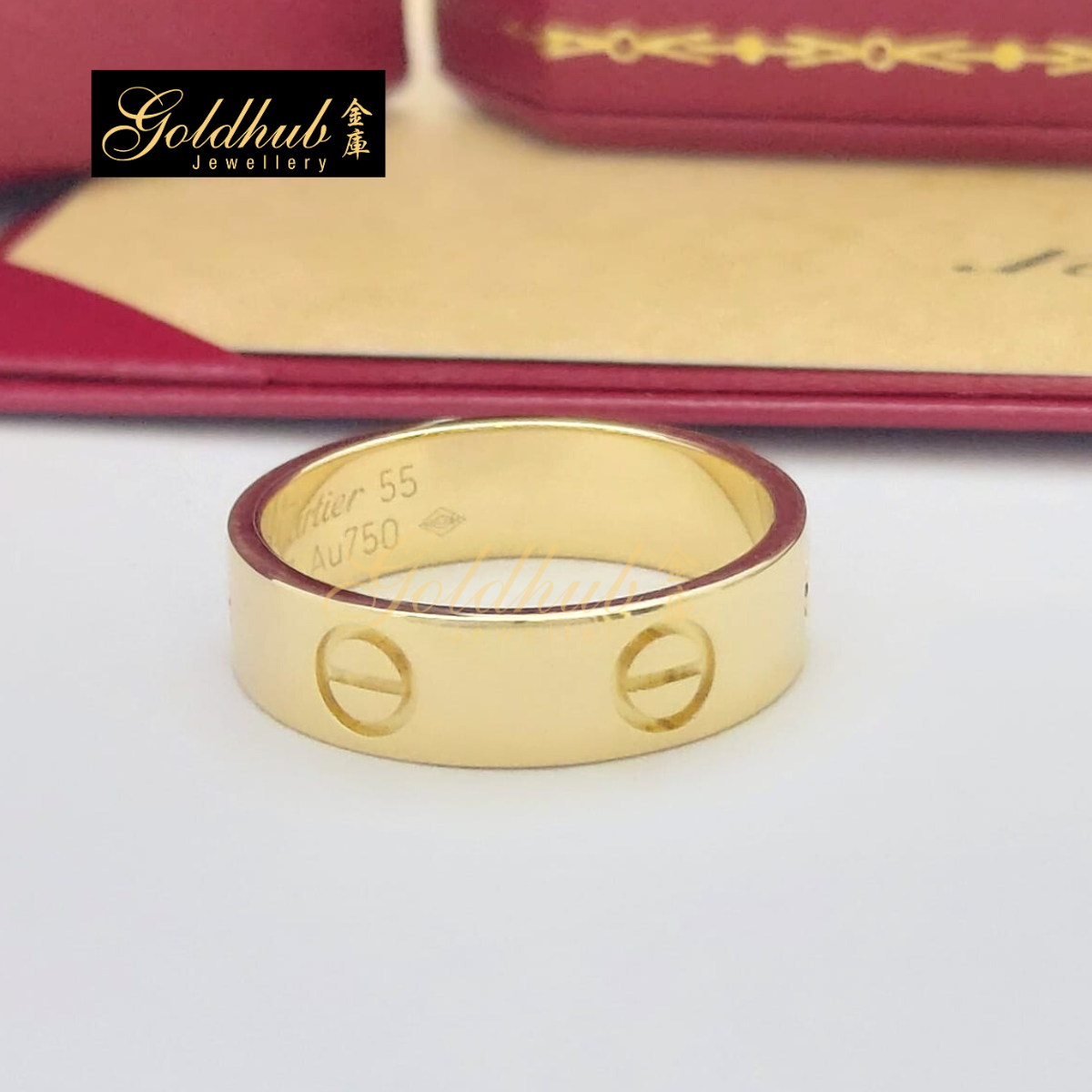 Cartier Love Ring in Yellow Gold, Size 55