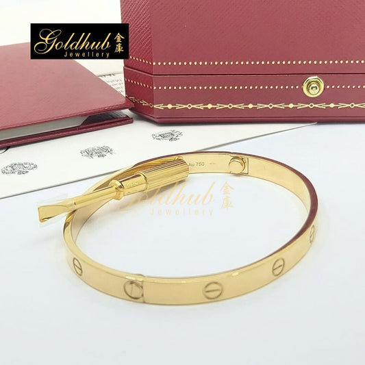 [Reserved] Cartier Love Bracelet, Classic Model in Yellow Gold, Size 20 GB00217