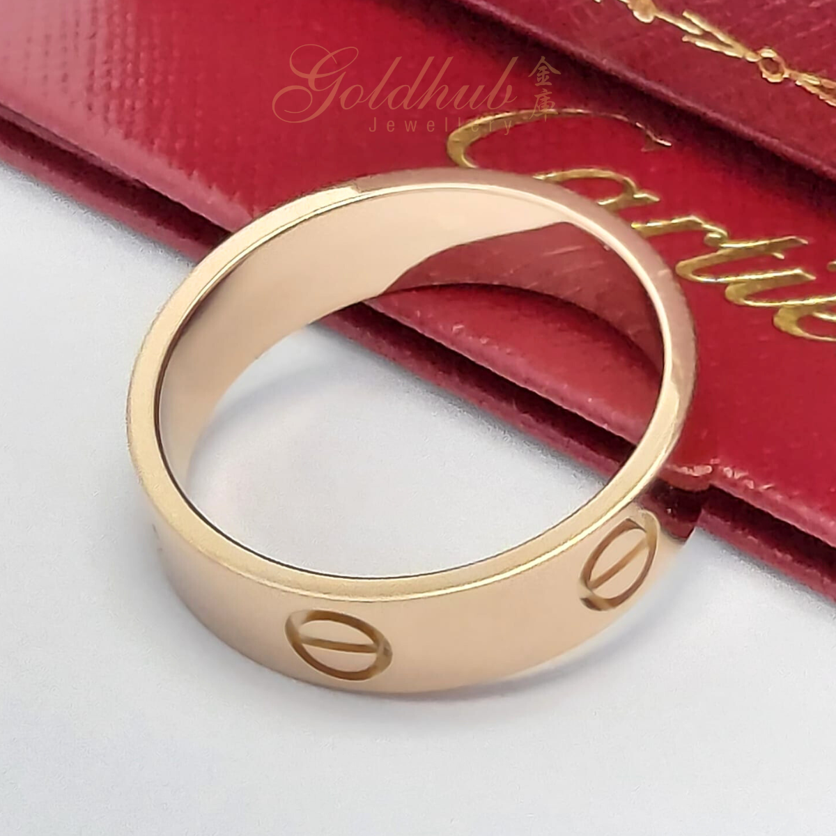 [RELOCATION SALES] 18k Pre-loved Cartier Love Ring in Rose Gold
