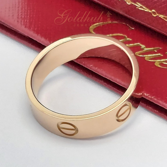 18k Pre-loved Cartier Love Ring in Rose Gold