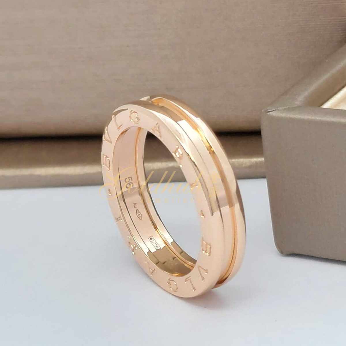 Bvlgari B.zero1 1 Band Ring in Rose Gold