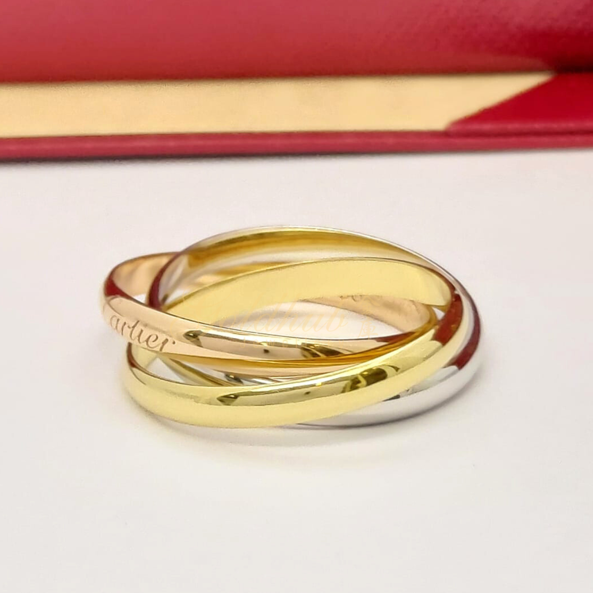 3 Ringe Cartier Trinity Ring (Small Model) in Trio Colours – Gold Hub Jewellery ...