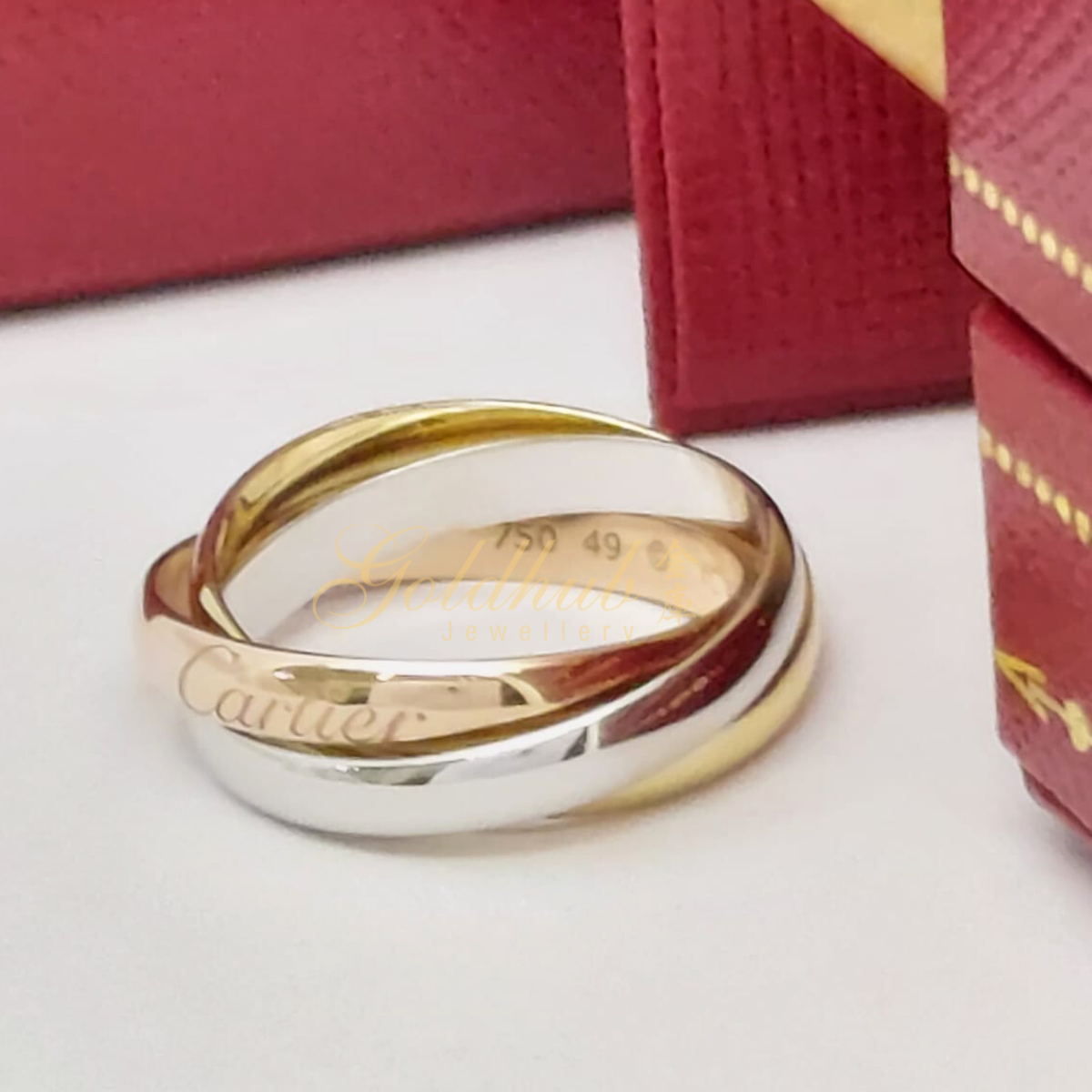 Cartier Trinity Ring (Small Model), Size 49