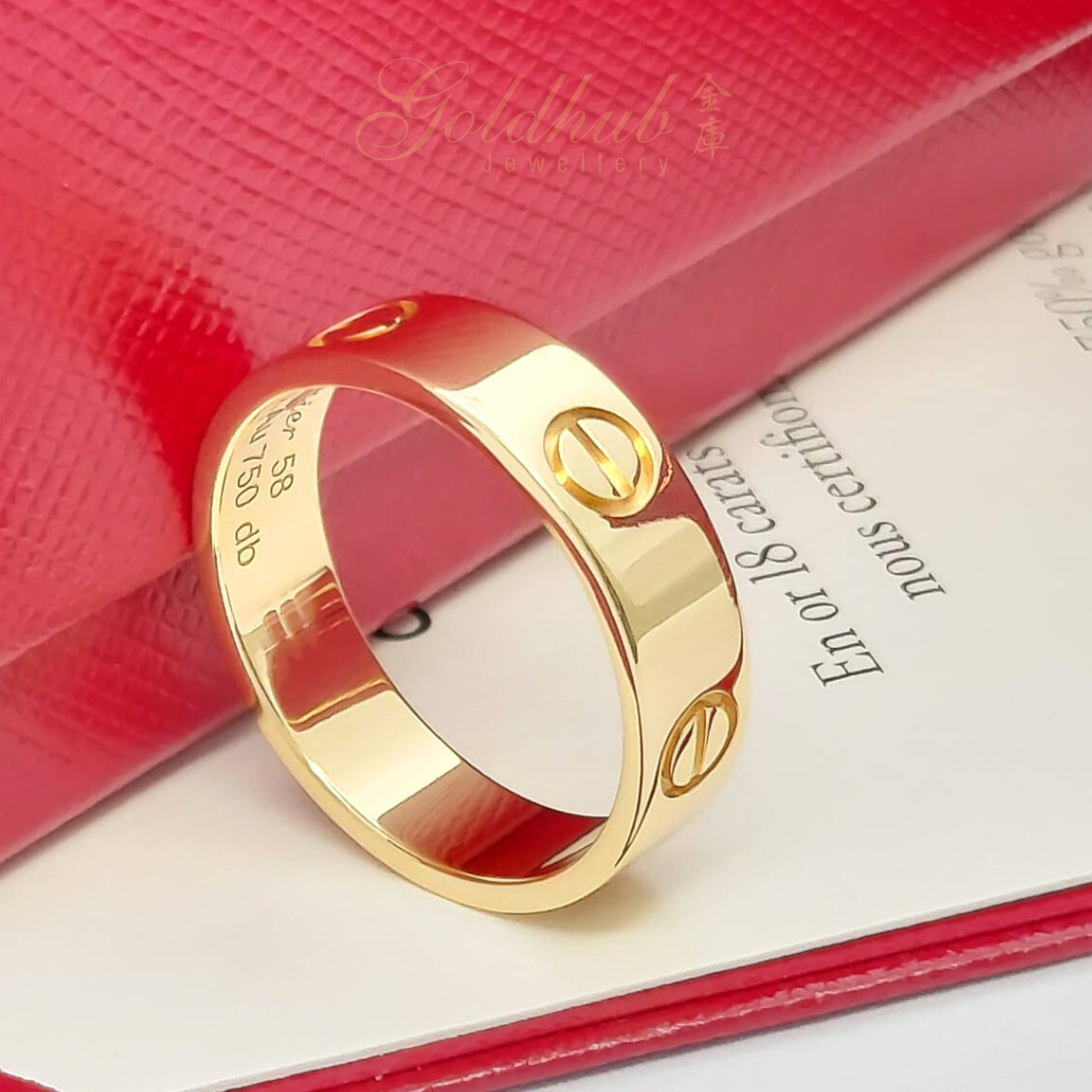 Cartier Love Ring in Yellow Gold