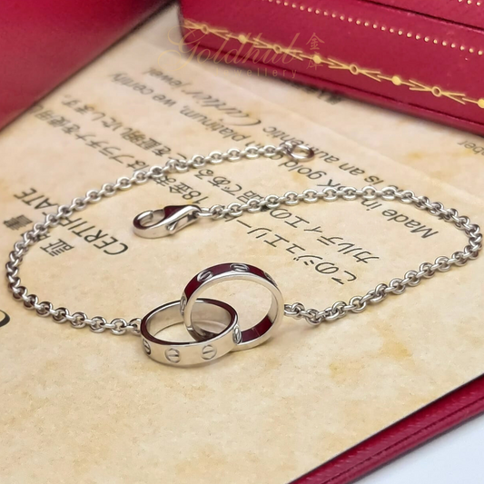 18k Pre-loved Cartier Love Bracelet in White Gold