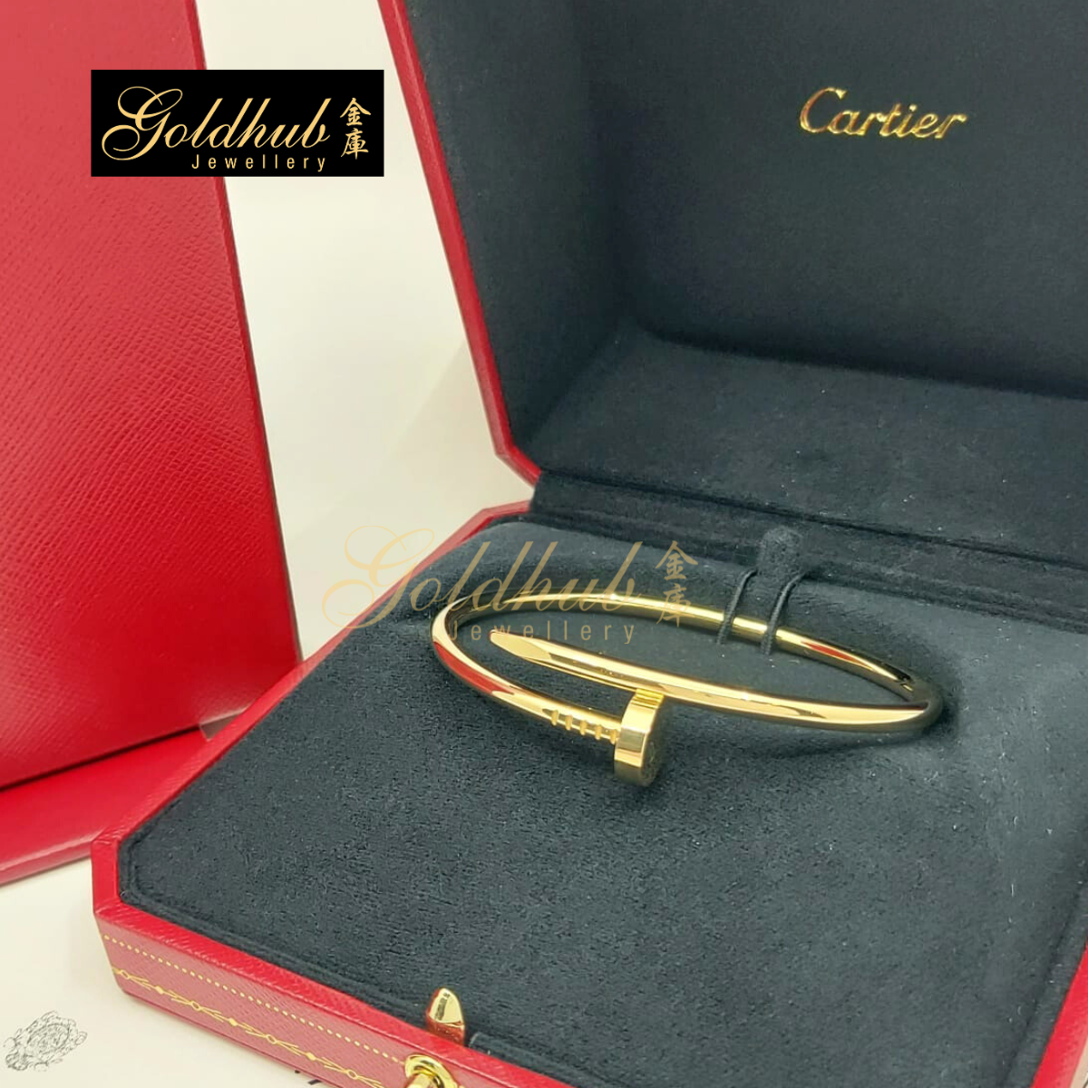 Cartier Juste Un Clou Bracelet, Classic Model in Yellow Gold, Size 18