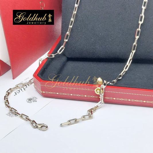 Cartier Santos de Cartier Necklace, Small Model in White Gold