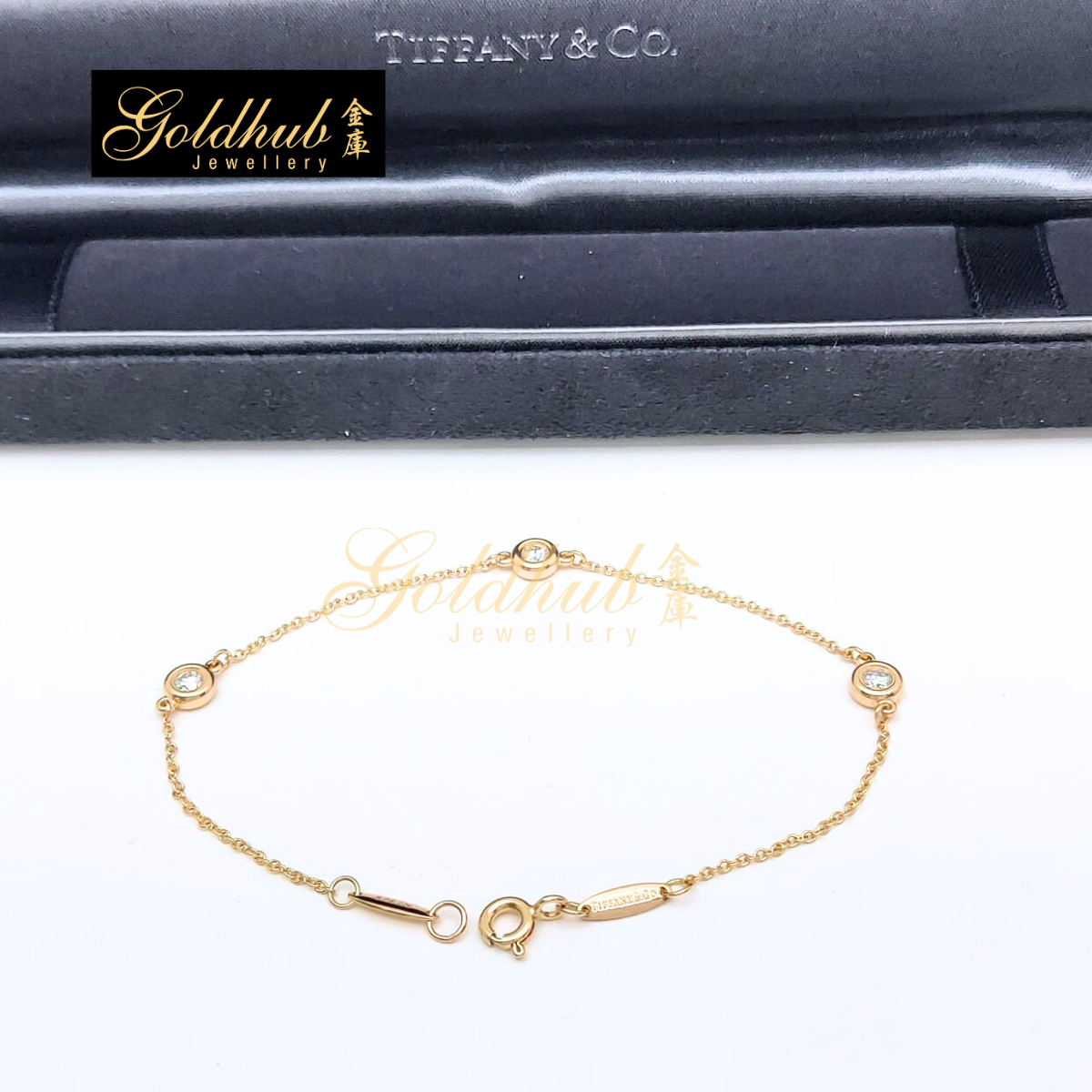 [Reserved] Tiffany & Co Elsa Peretti, Diamonds by the Yard Bracelet in Rose Gold