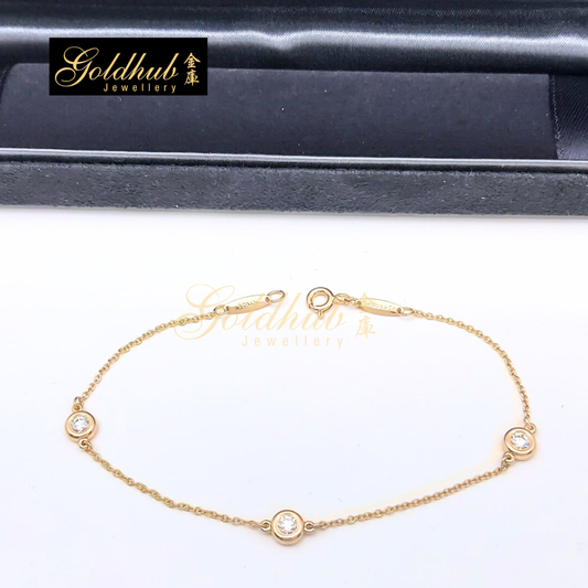 [Reserved] Tiffany & Co Elsa Peretti, Diamonds by the Yard Bracelet in Rose Gold