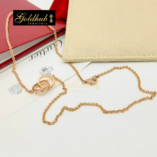 Cartier Love Necklace in Rose Gold