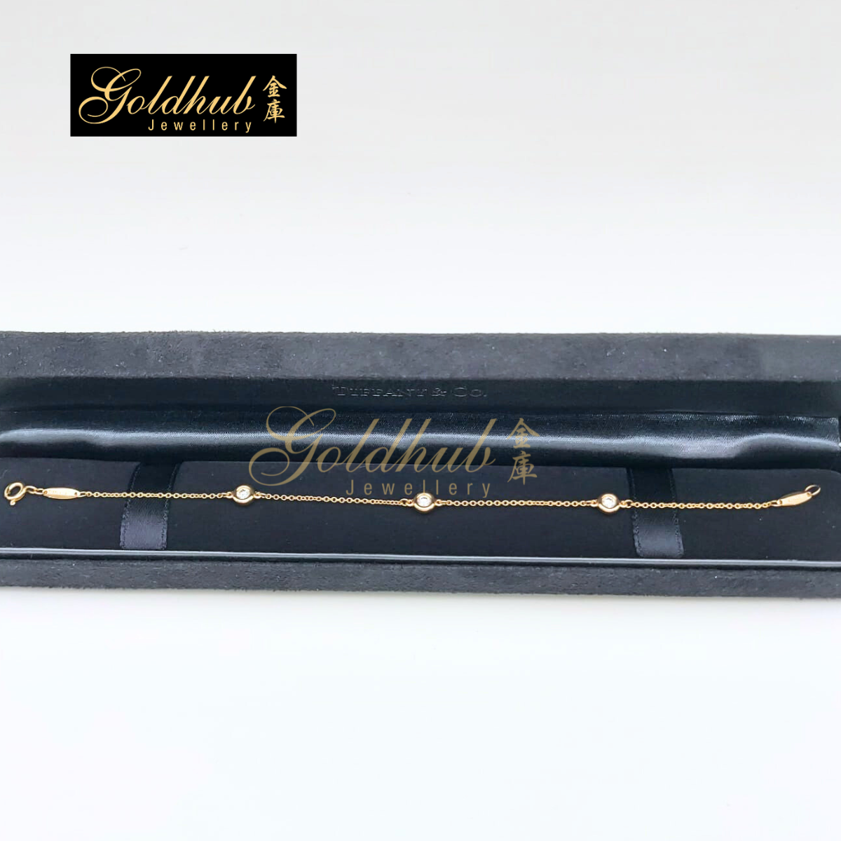 [Reserved] Tiffany & Co Elsa Peretti, Diamonds by the Yard Bracelet in Rose Gold