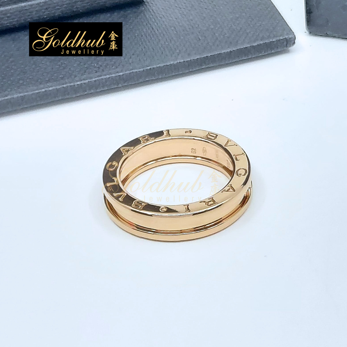 Bulgari B.zero1 1 Band in Rose Gold, Size 52