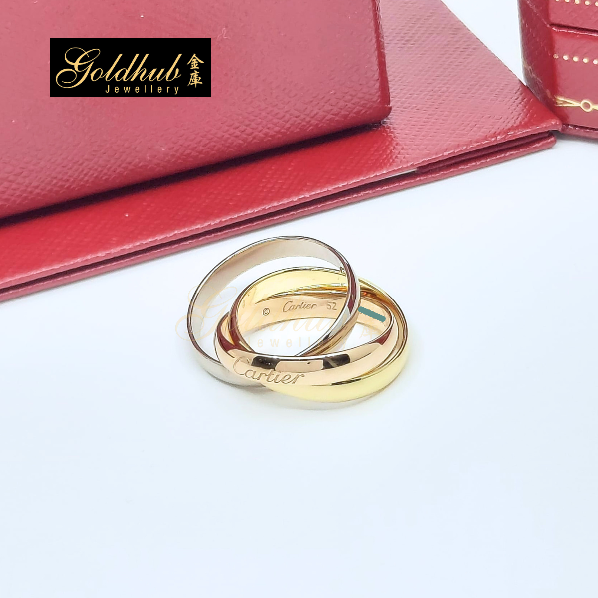 Cartier Trinity Ring, Classic Model, Size 52