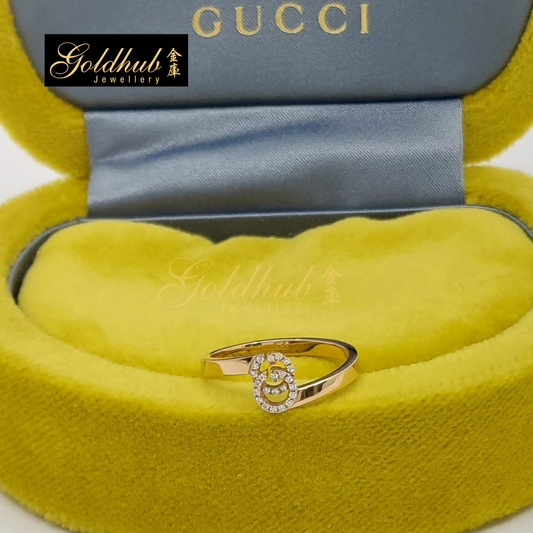 Gucci Diamond Ring in Rose Gold
