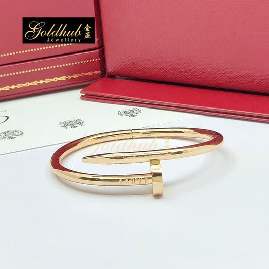 Cartier Juste Un Clou Bracelet, Classic Model in Rose Gold, Size 15