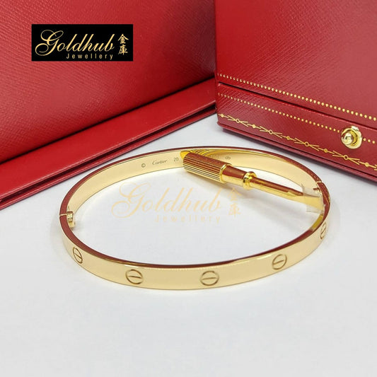 Cartier Love Bracelet, Classic Model in Yellow Gold, Size 20