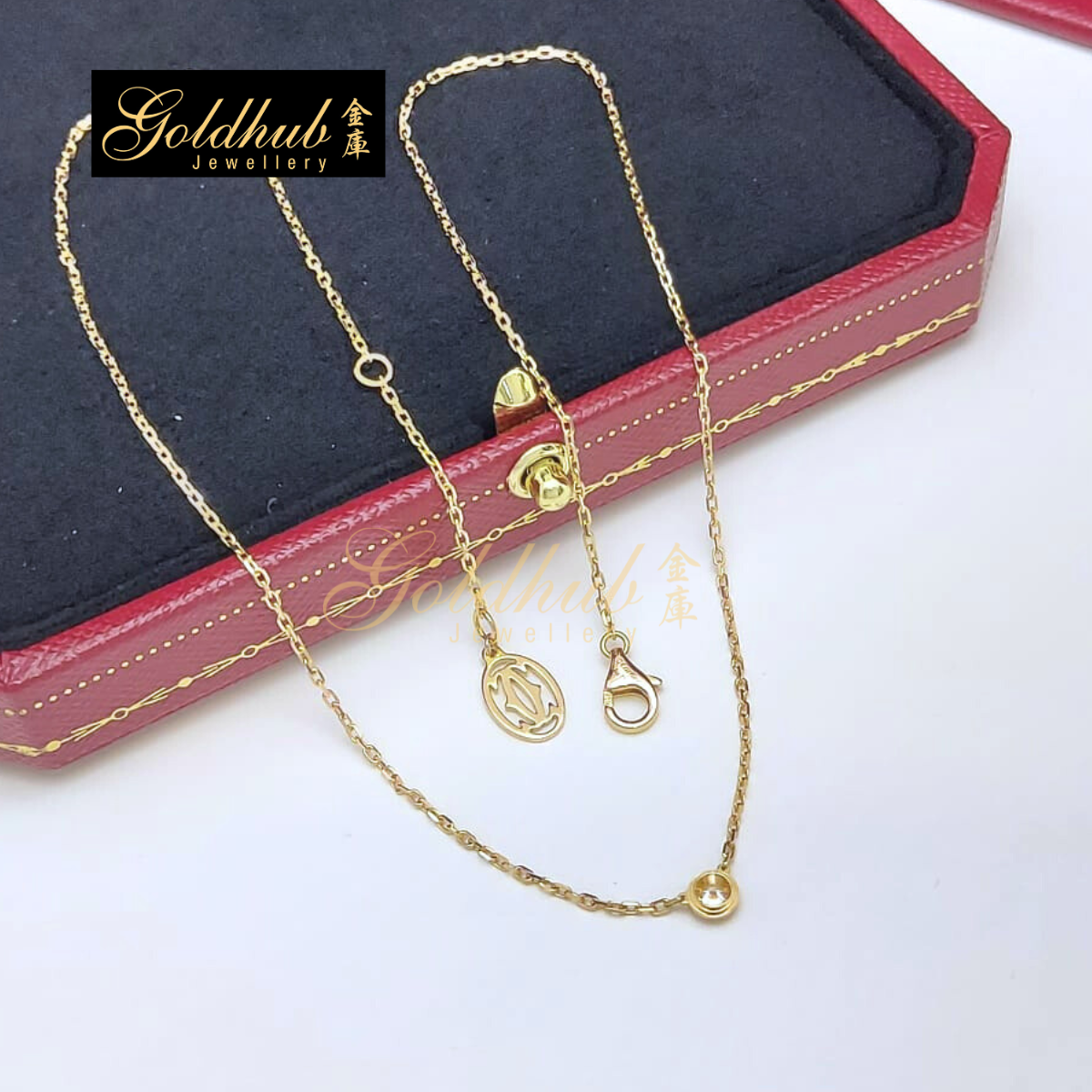 Cartier D'amour Pendant, Diamond, Small Model in Rose Gold