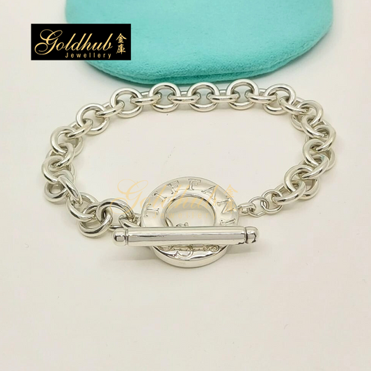 Tiffany & Co Toggle Bracelet in Sterling Silver, 17cm