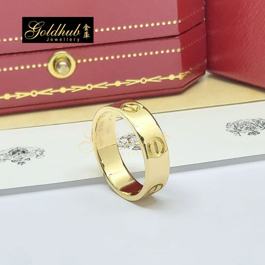 Cartier Love Ring, Classic Model Size 55 in Yellow Gold