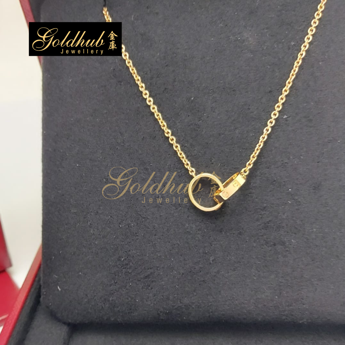 Cartier Love Necklace in Rose Gold