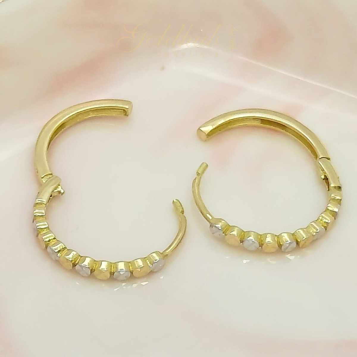 White gold deals earrings 18k