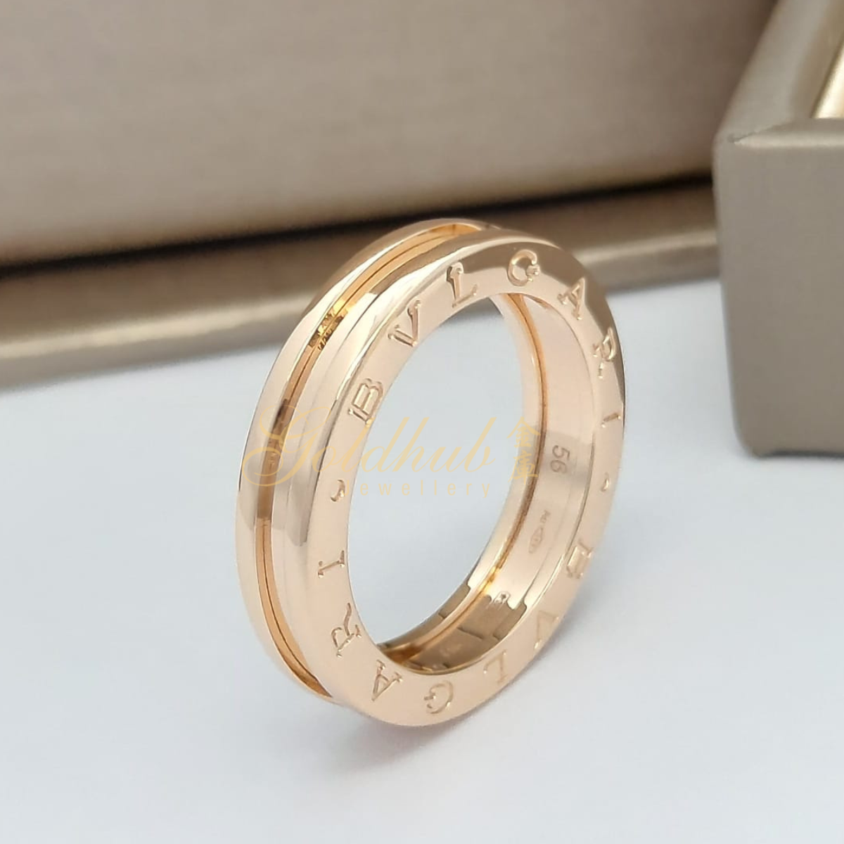 Bvlgari B.zero1 1 Band Ring in Rose Gold