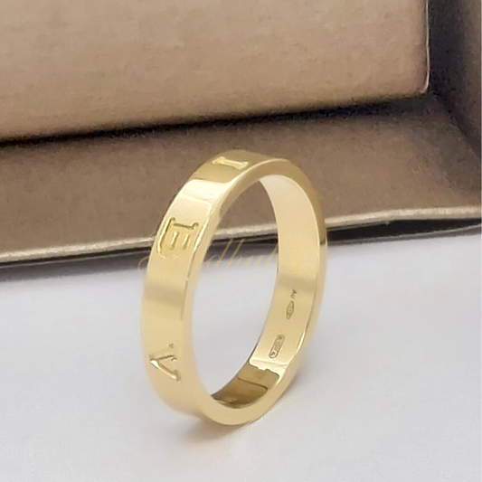 Bvlgari B.zero1 Essential Band Ring in Yellow Gold, Size 55