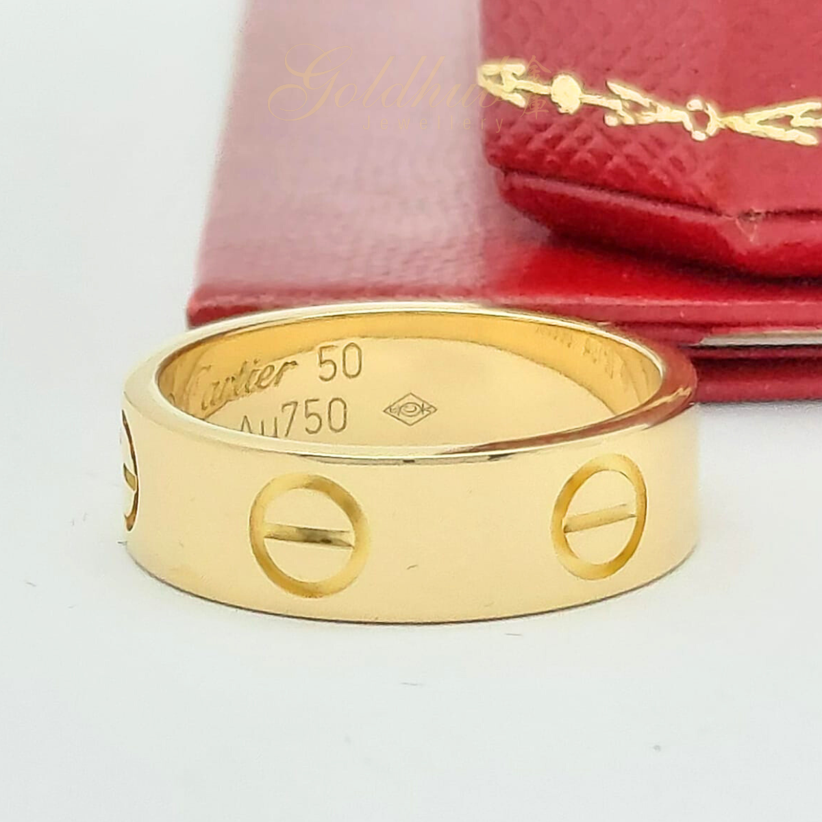 [RELOCATION SALES] 18k Pre-loved Cartier Love Ring in Yellow Gold